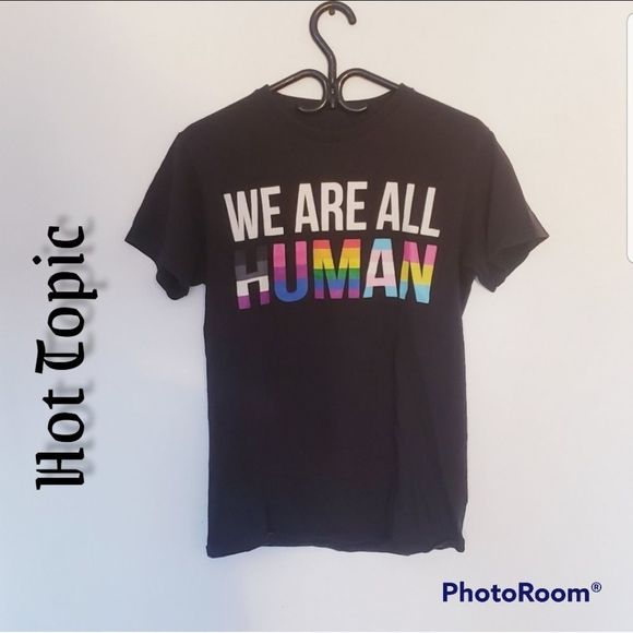 LGTBQ+ we are all human t shirt - Picture 1 of 4